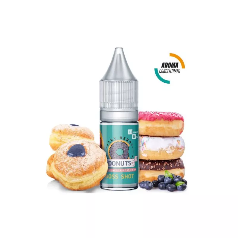 Svapalo.it - Aromi Concentrati - AROMA CONCENTRATO VERY BERRY DONUTS - FLAVOUR BOSS - 10 ML