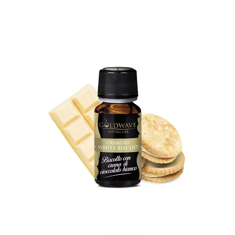 Svapalo.it - Aromi Concentrati - AROMA CONCENTRATO - WHITE BISCUIT - GOLDWAVE - 10 ML