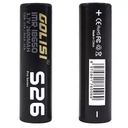 Svapalo.it - Batterie - 2PZ BATTERIA S26 18650 - 2600 MAH - 25A - GOLISI