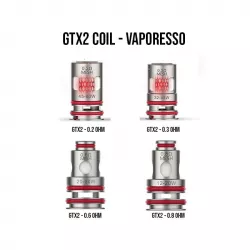 GTX e GTX-2 COIL VAPORESSO 5pz